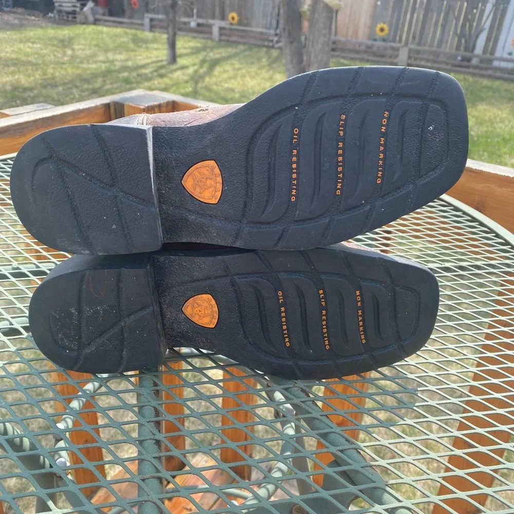 Brown and Purple Western Boots 7.5B - Picture 4 of 4